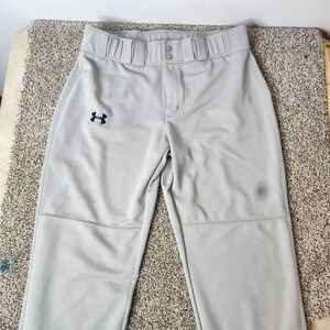 Under Armour Baseball Pants Size Large Gray